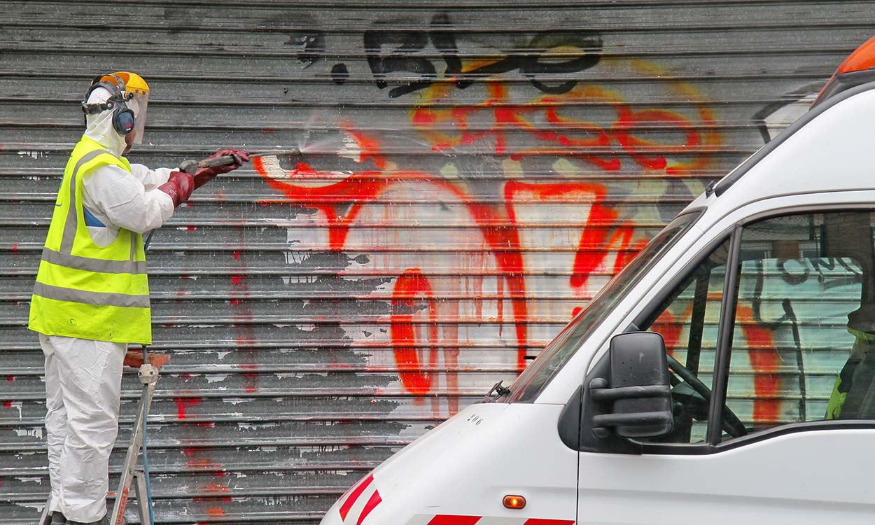 Graffitientfernung